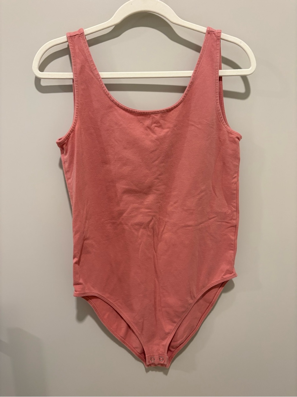 GAP Coral Pink Tank Bodysuit